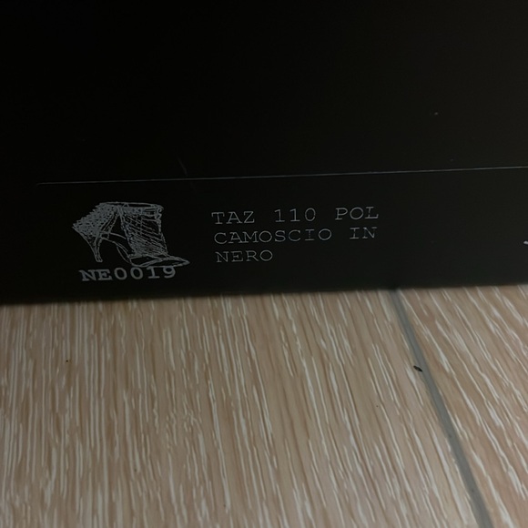 Giuseppe Zanotti x Balmain black suede heel Size 5.5 - Picture 8 of 10